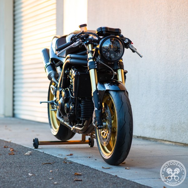 Motodemic Single LED and Round Halogen Headlight Conversion Kit for the